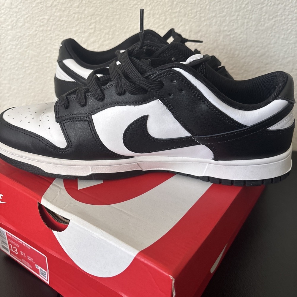 Nike‎ Dunk Low Retro Panda Men's Shoes Size 13 - Picture 13 of 16